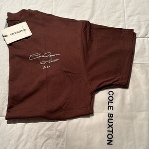 Cole Buxton Shirt - Size L / BROWN (Oversized)